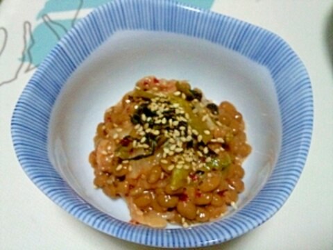 納豆キムチ高菜和え＋＋
